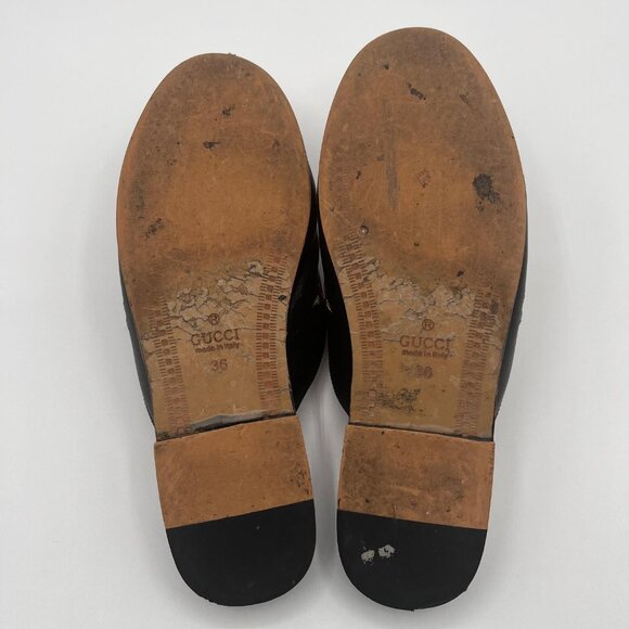 Gucci Princetown Bee Mules Slippers Size EU 36/ US 6 READ - Picture 11 of 16